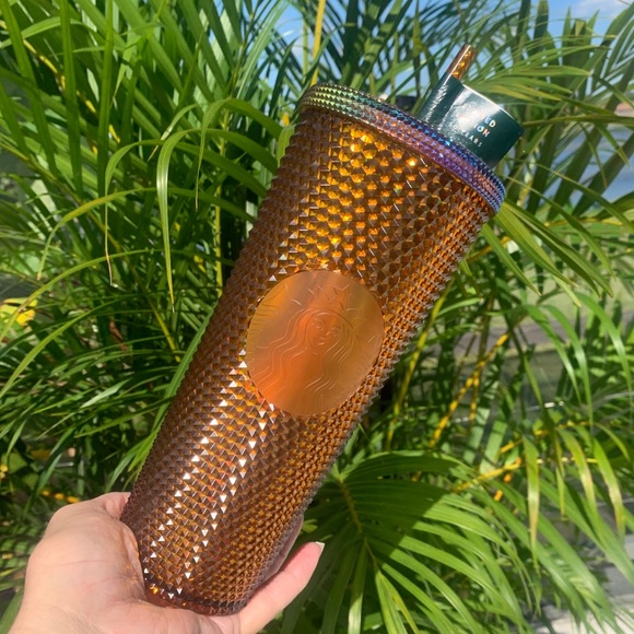 Starbucks New Gold Studded Limited Edition 50 Year Anniversary Tumbler Cup Venti - Picture 13 of 14